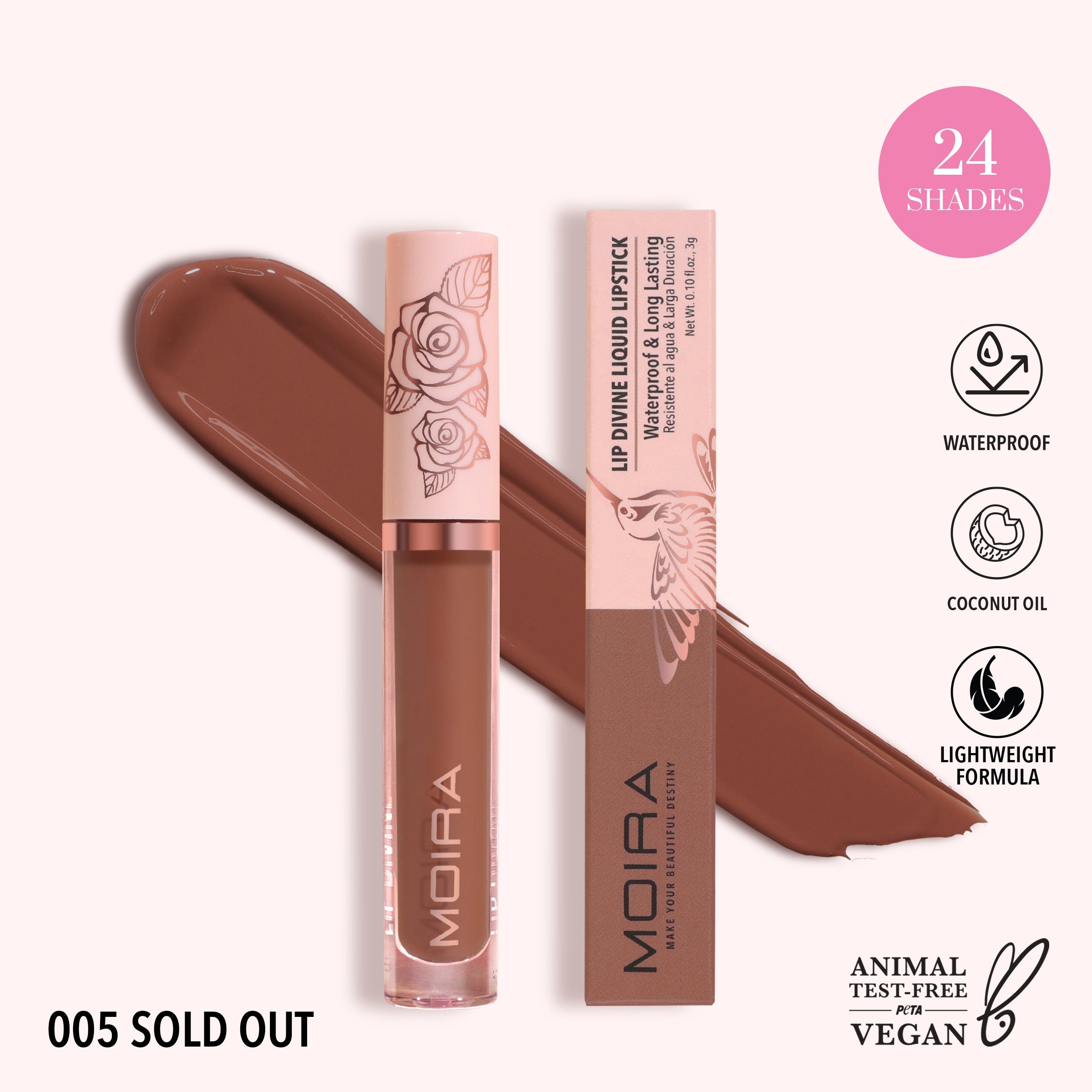 Moira Lip Divine Liquid Lipstick 005 Sold Out