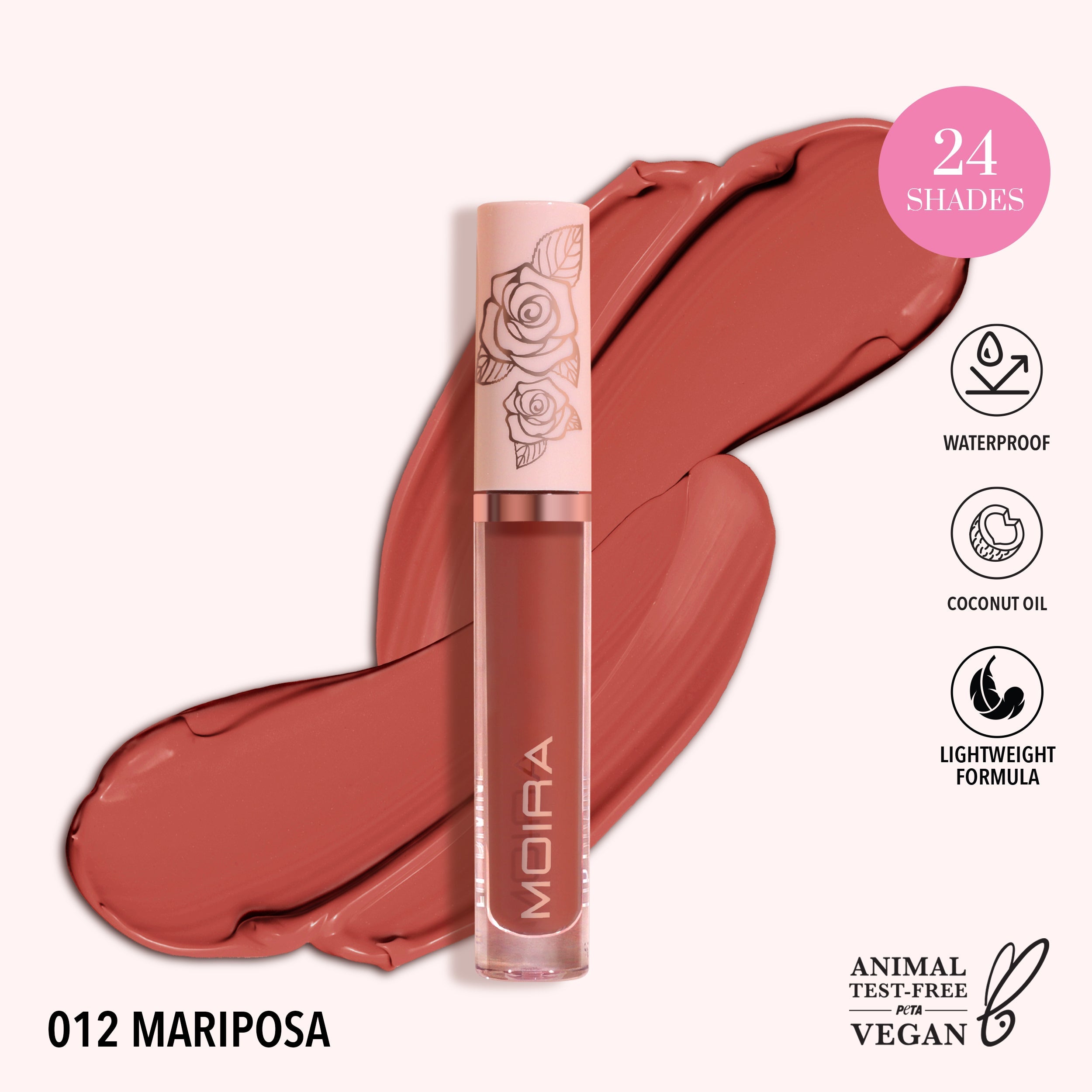 Moira Lip Divine Liquid Lipstick 012 Mariposa