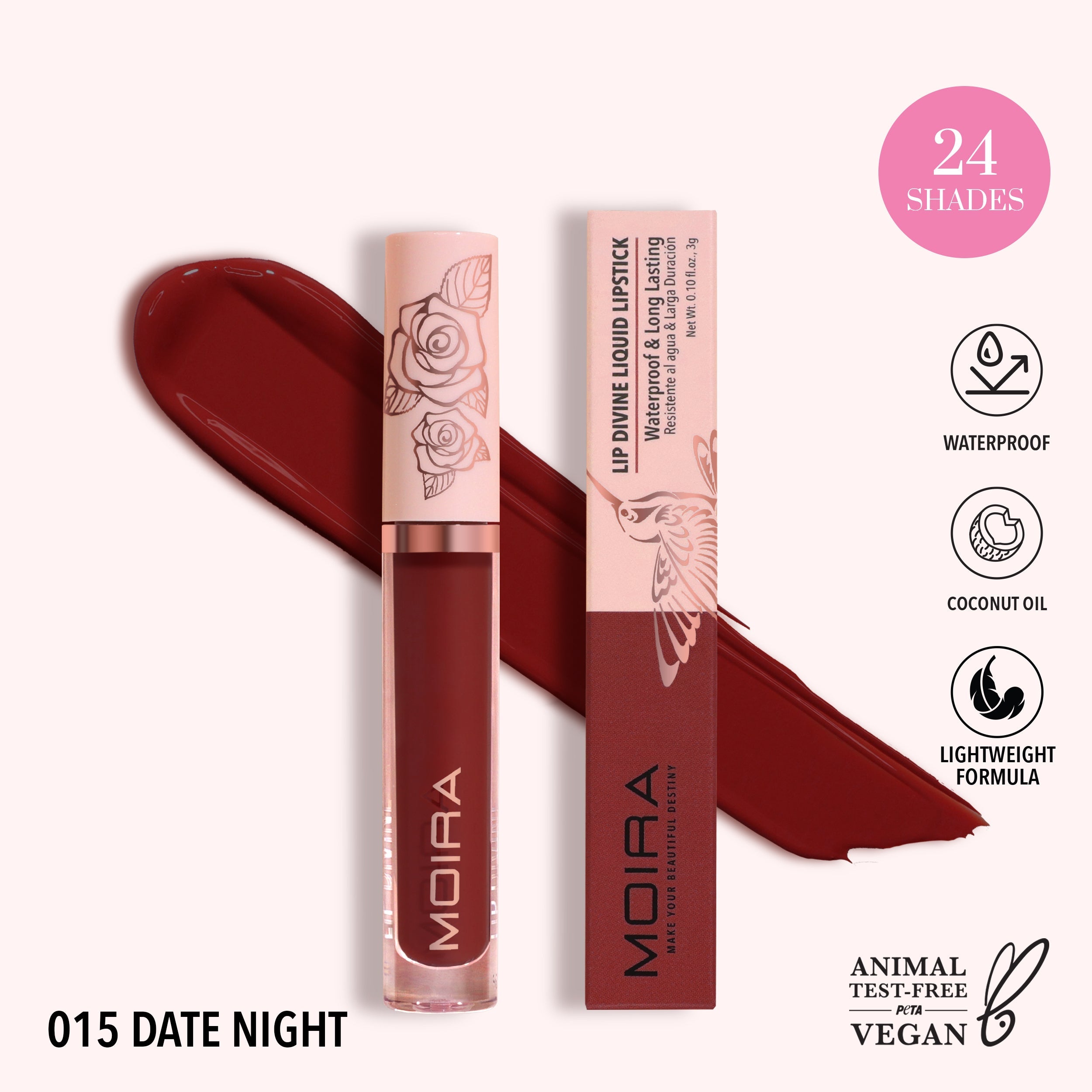 Moira Lip Divine Liquid Lipstick 015 Date Night