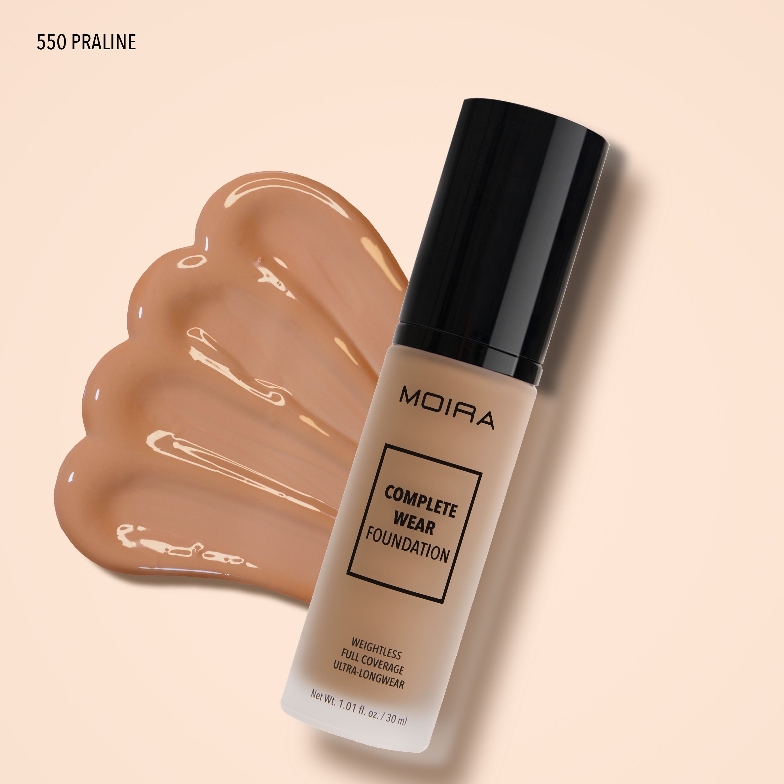 Moira Complete Wear Foundation 550 Praline