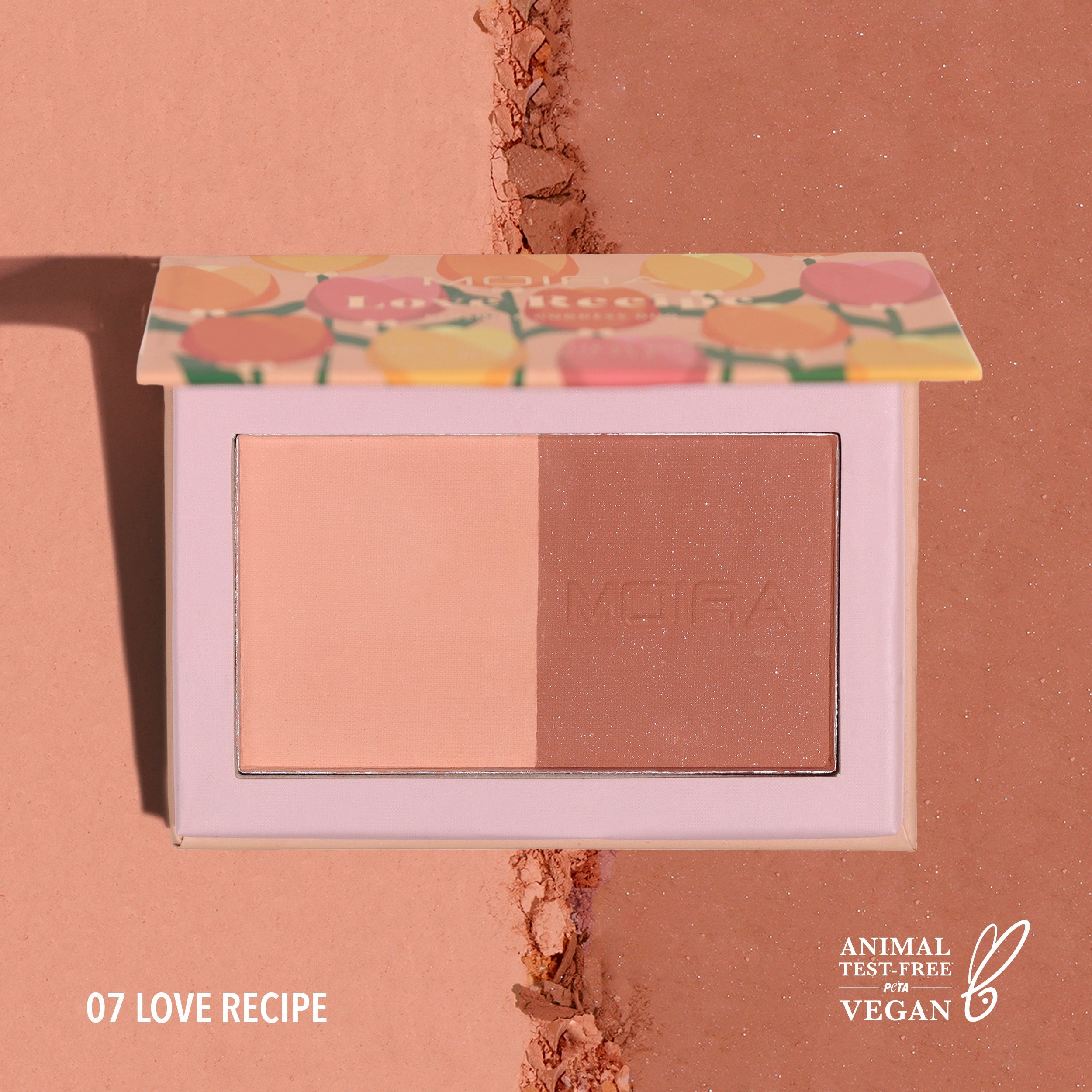 Moira Dual Blusher 007 Love Recipe
