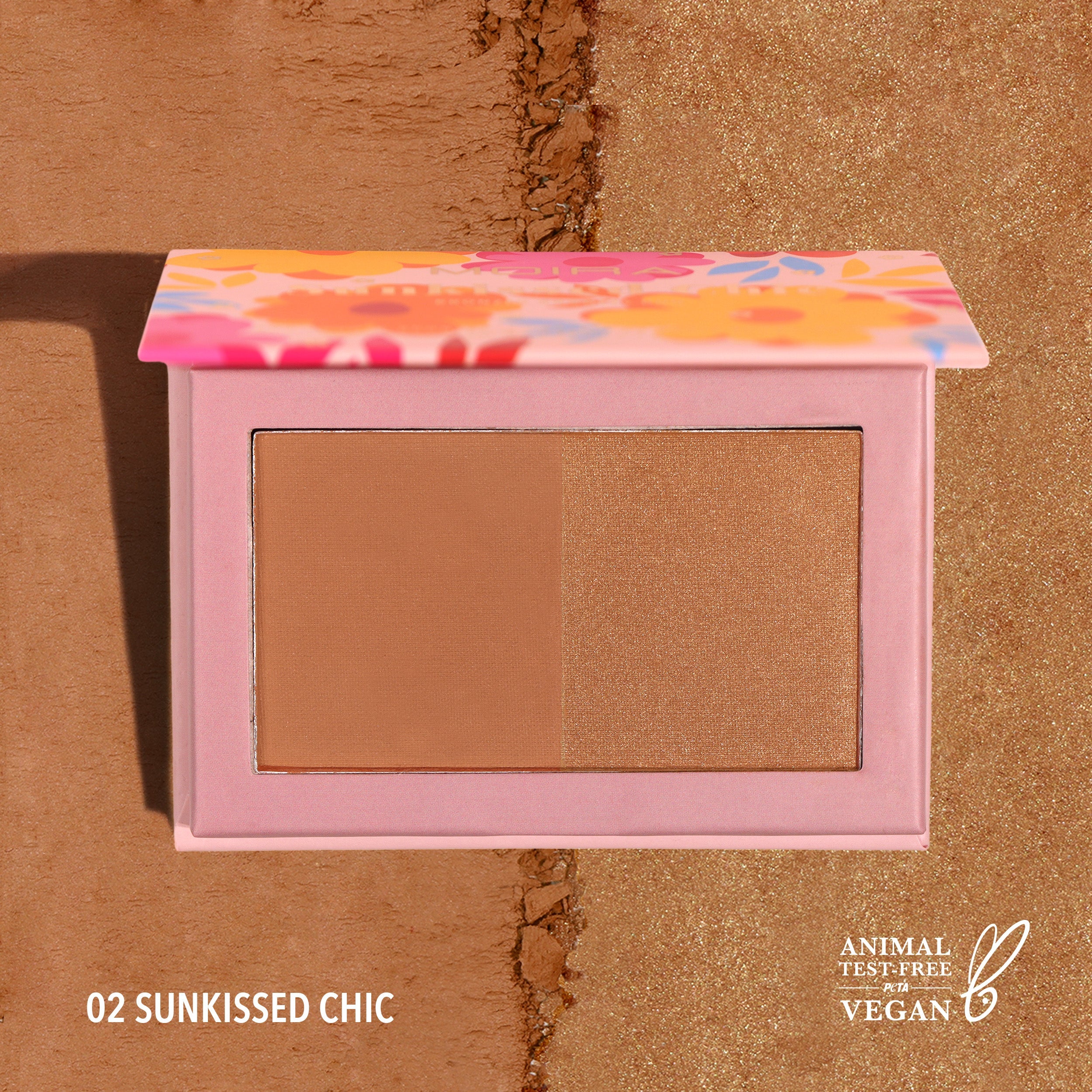 Moira Dual Bronzer 002 Sunkissed Chic