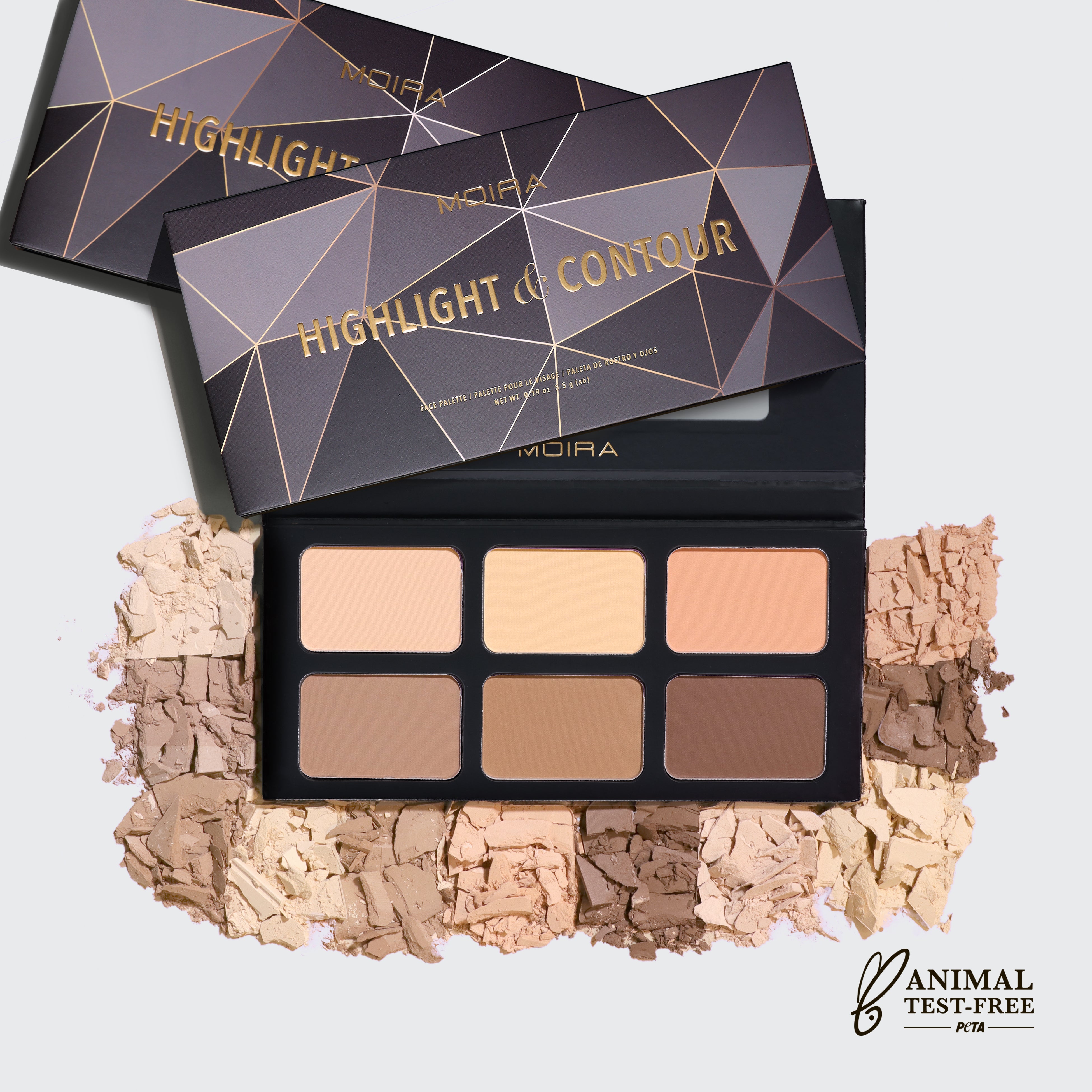 Moira Highlight & Contour Palette