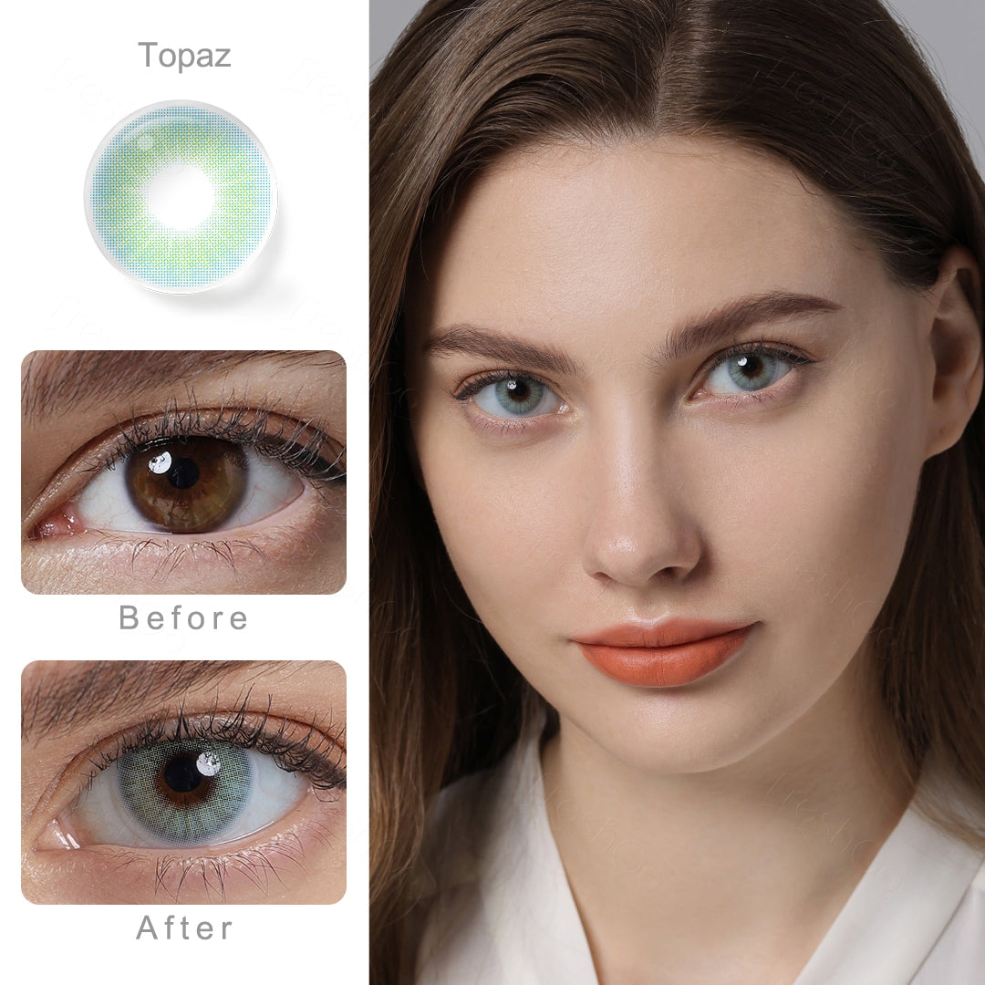 Topaz Colored Contact Lenses