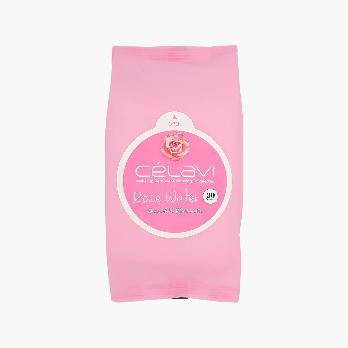 Celavi Rose Water Cleansing Wipes