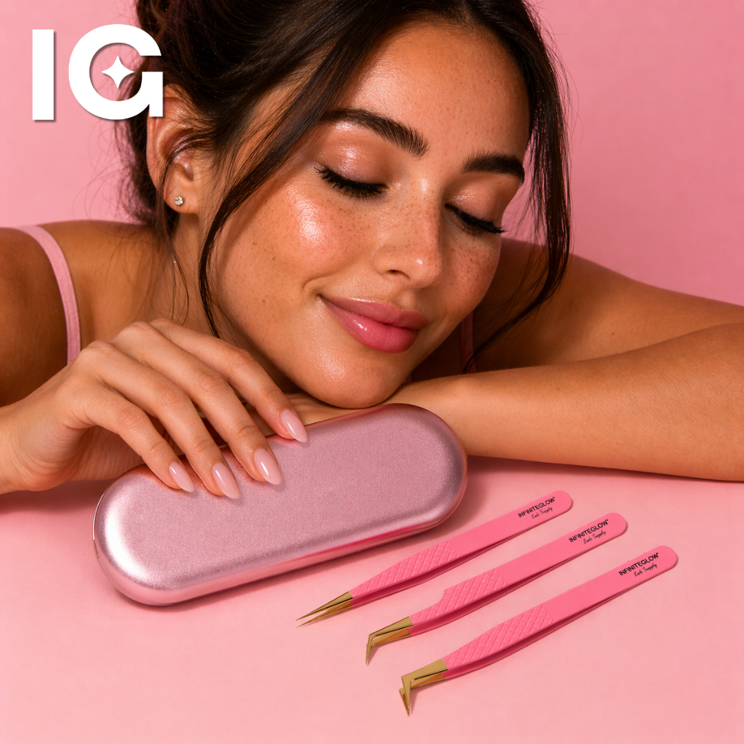 Lash Extension Tweezers Set