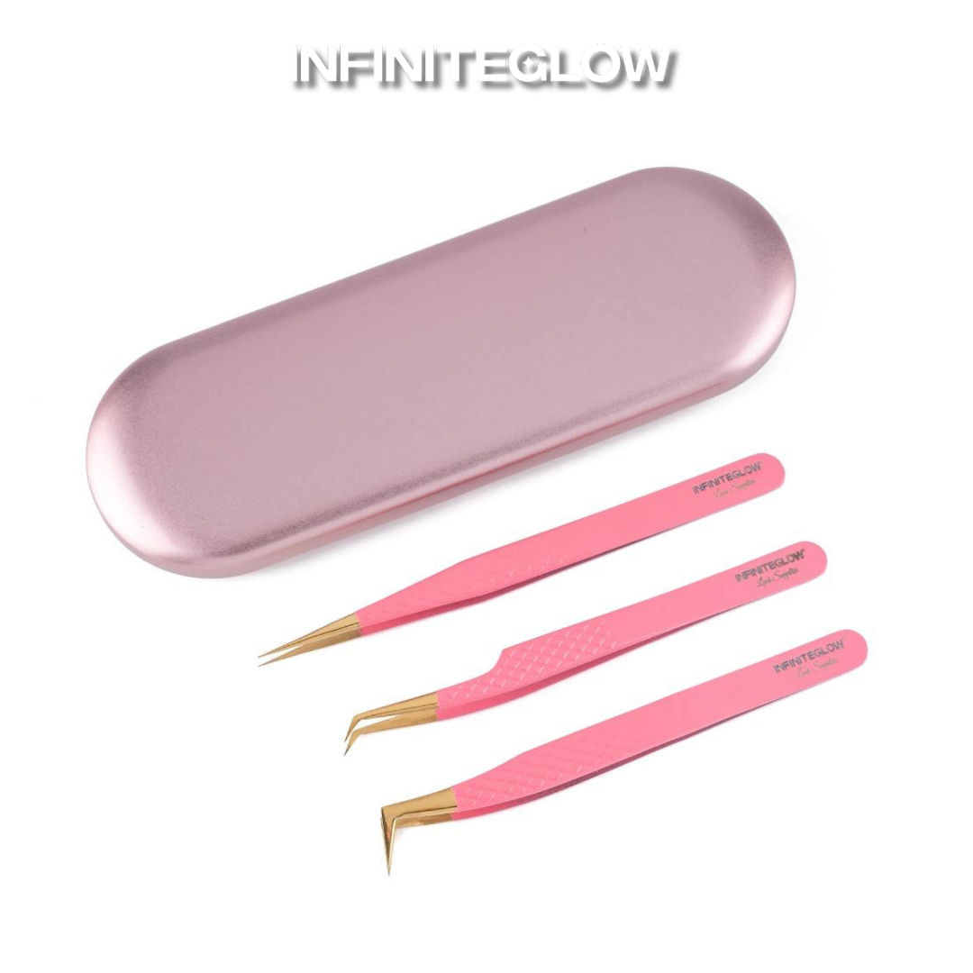 Lash Extension Tweezers Set