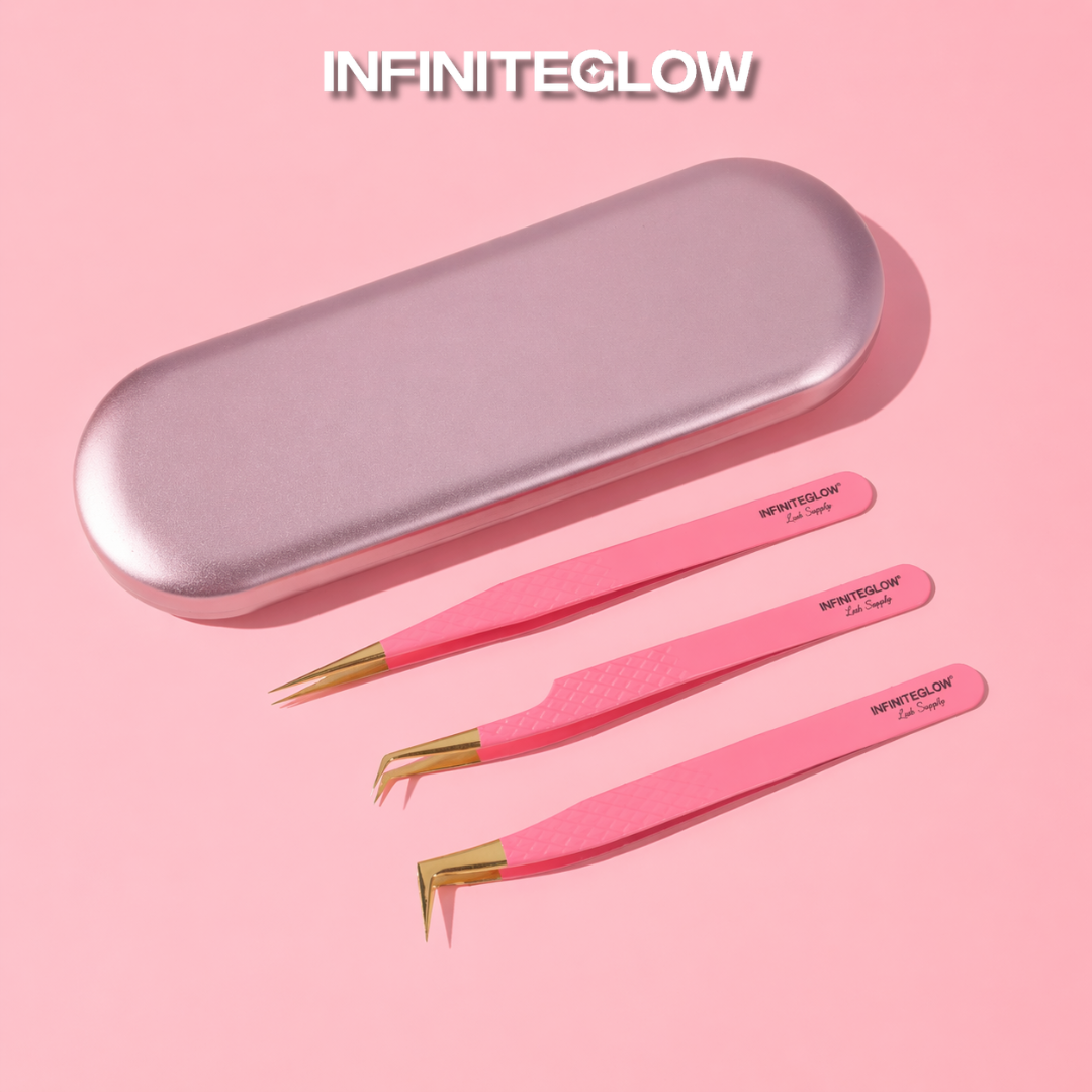 Lash Extension Tweezers Set